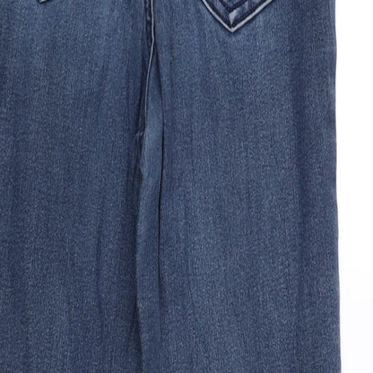 ASOS Womens Blue   Straight Jeans Size 25 L28 in