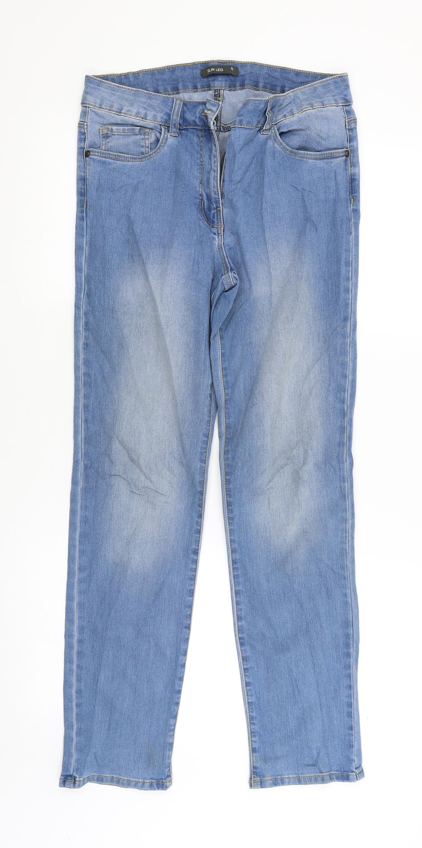 Bonmarché Womens Blue   Skinny Jeans Size 12 L28 in