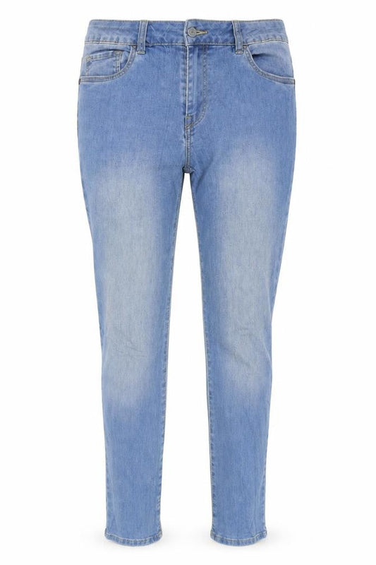 Womens UK Size 12 Bonmarché Regular Fit Skinny Blue Jeans