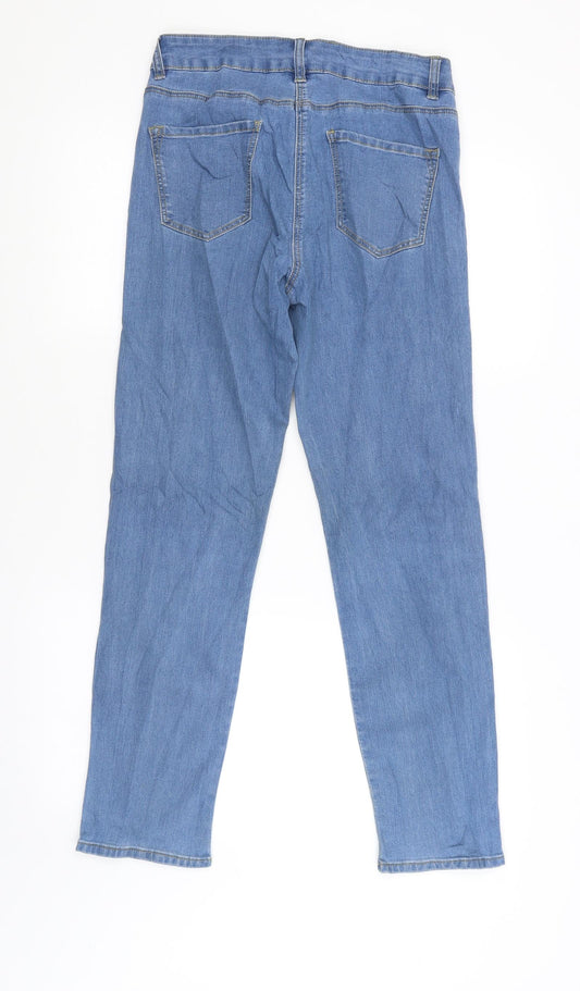 Bonmarché Womens Blue   Skinny Jeans Size 12 L28 in