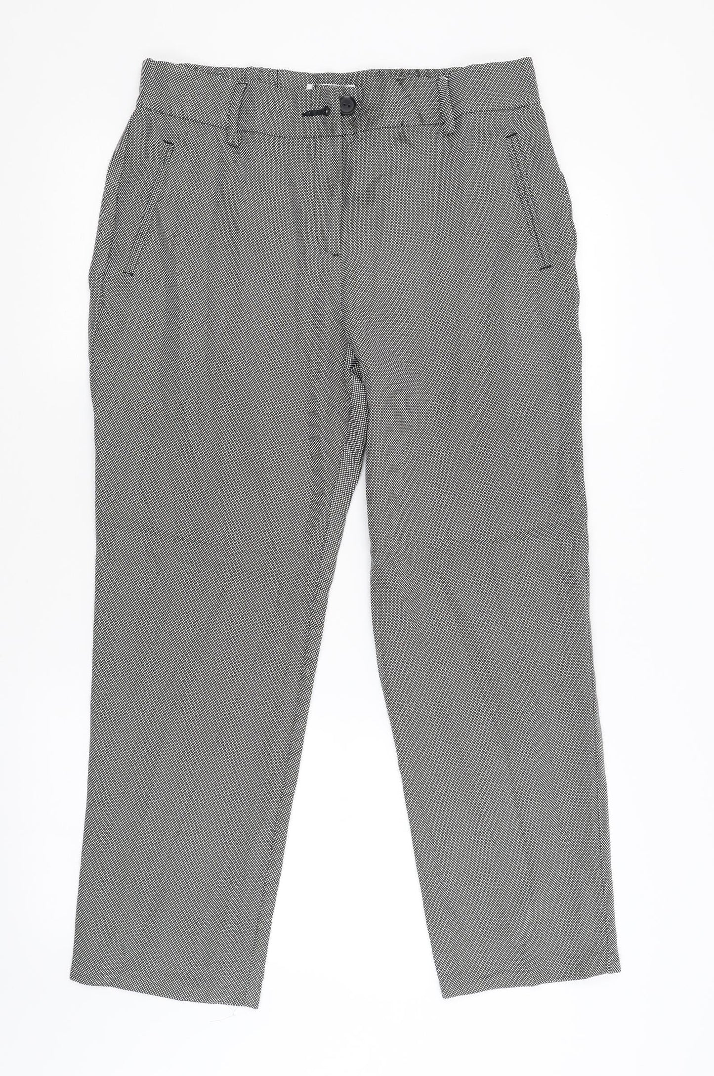 Womens UK Size 14 M&S Regular Fit  Black Trousers