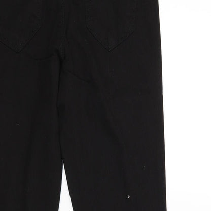denim.co Womens Black   Trousers  Size 8 L27 in