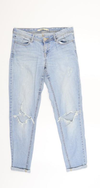 Womens UK Size 36 sinsay Regular Fit Straight Blue Jeans