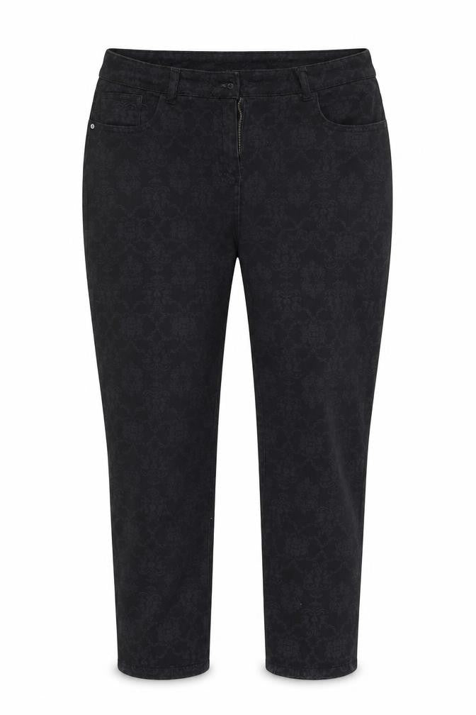 Womens UK Size 16 Preworn Regular Fit  Black Trousers