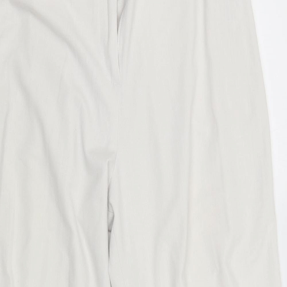 Womens UK Size 16 Paul Seperates Regular Fit Capri White Trousers