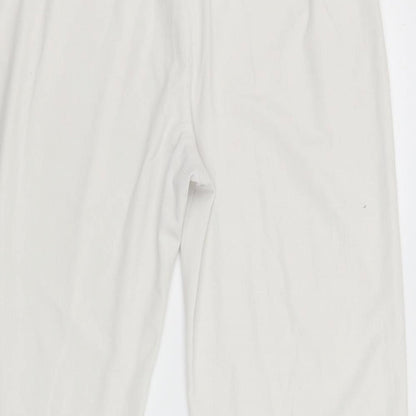 Womens UK Size 16 Paul Seperates Regular Fit Capri White Trousers