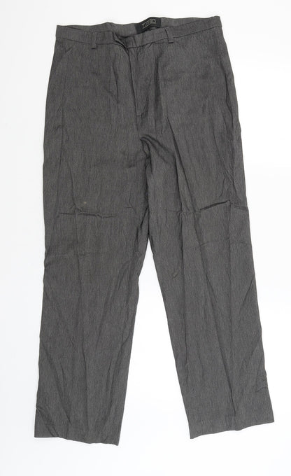 Turbo Womens Grey   Trousers  Size 18 L27 in