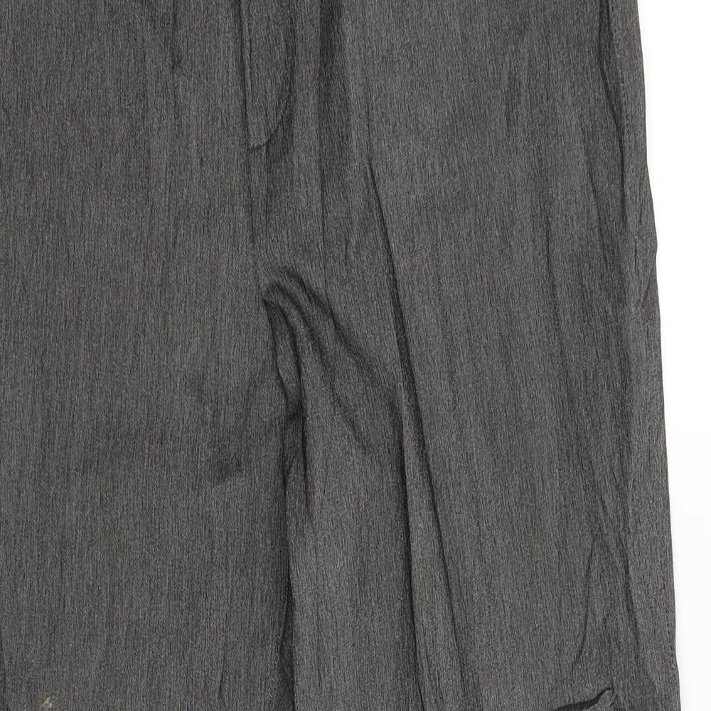 Turbo Womens Grey   Trousers  Size 18 L27 in