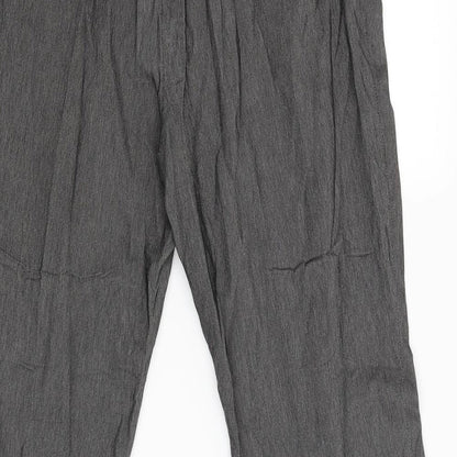 Turbo Womens Grey   Trousers  Size 18 L27 in