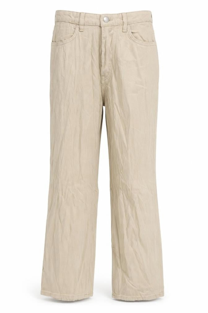 Womens UK Size 12 Lindex Regular Fit Chino Beige Trousers