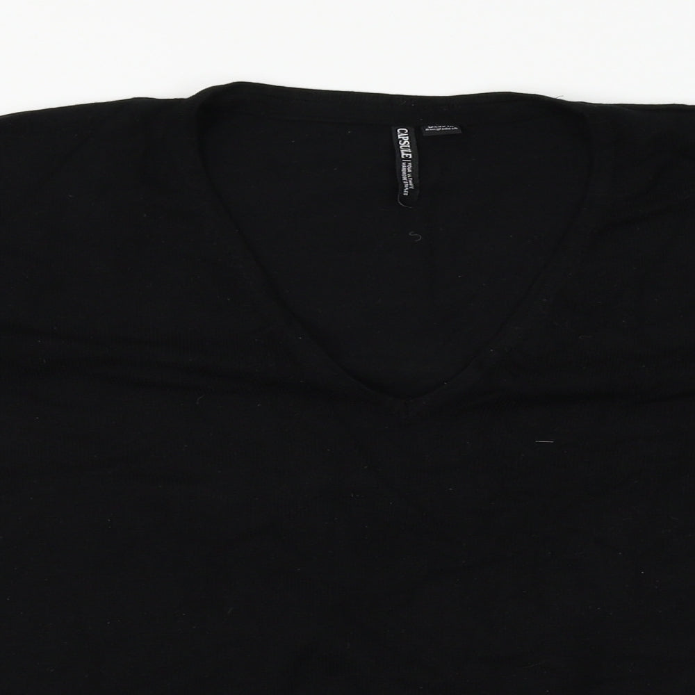 Capsule Womens Black Pullover Jumper Size 16