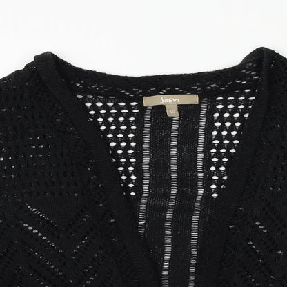 Soon Womens Black   Cardigan Jumper Size 10