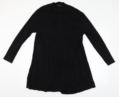 BM Womens Black   Cardigan Jumper Size M