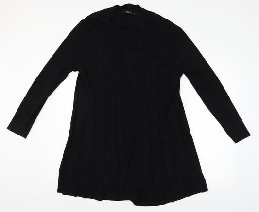 BM Womens Black   Cardigan Jumper Size M