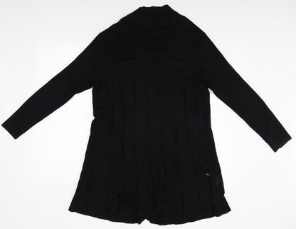 BM Womens Black   Cardigan Jumper Size M