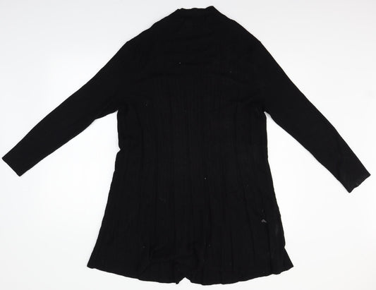 BM Womens Black   Cardigan Jumper Size M