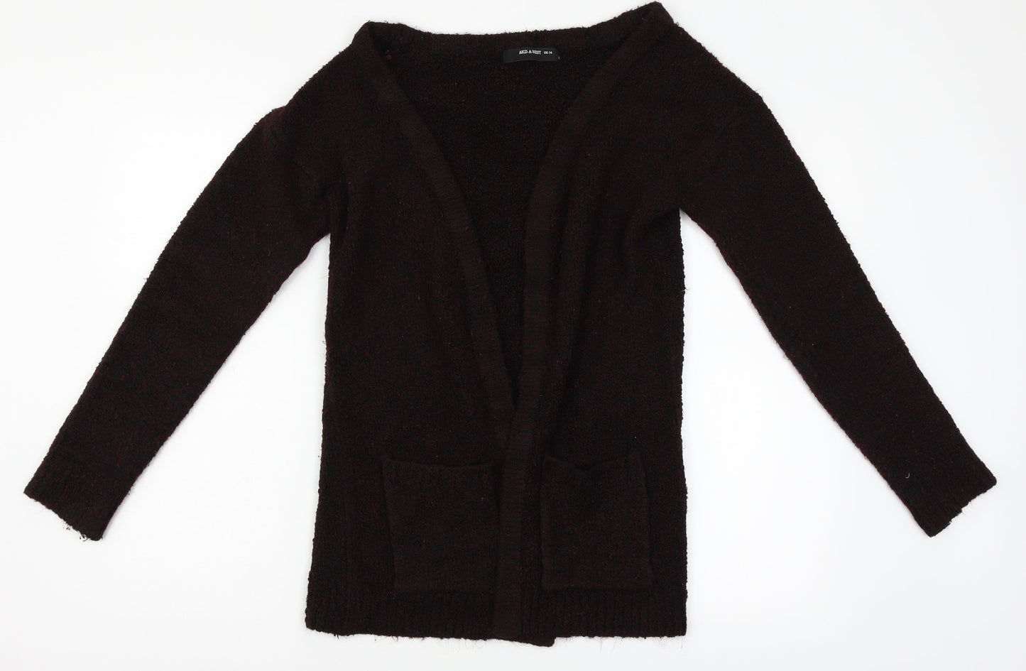 akd-a-west Womens Black   Cardigan Jumper Size 14