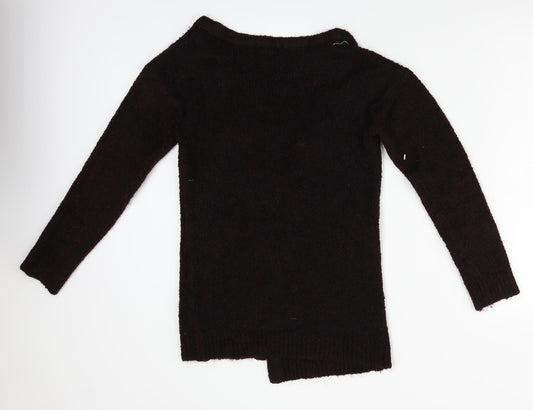 akd-a-west Womens Black   Cardigan Jumper Size 14
