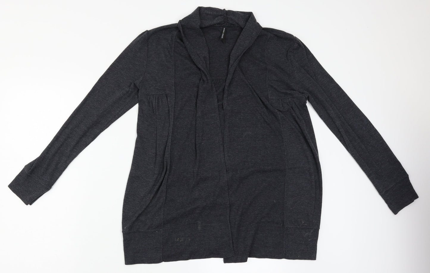 M&S Womens Grey   Cardigan Jumper Size 10