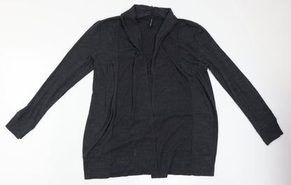 M&S Womens Grey   Cardigan Jumper Size 10