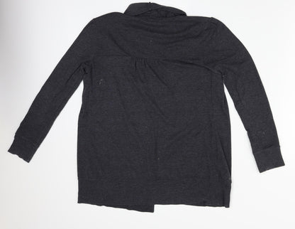M&S Womens Grey   Cardigan Jumper Size 10