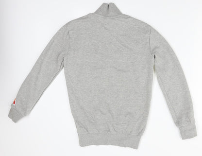 ellesse Womens Grey   Henley Sweatshirt Size 4
