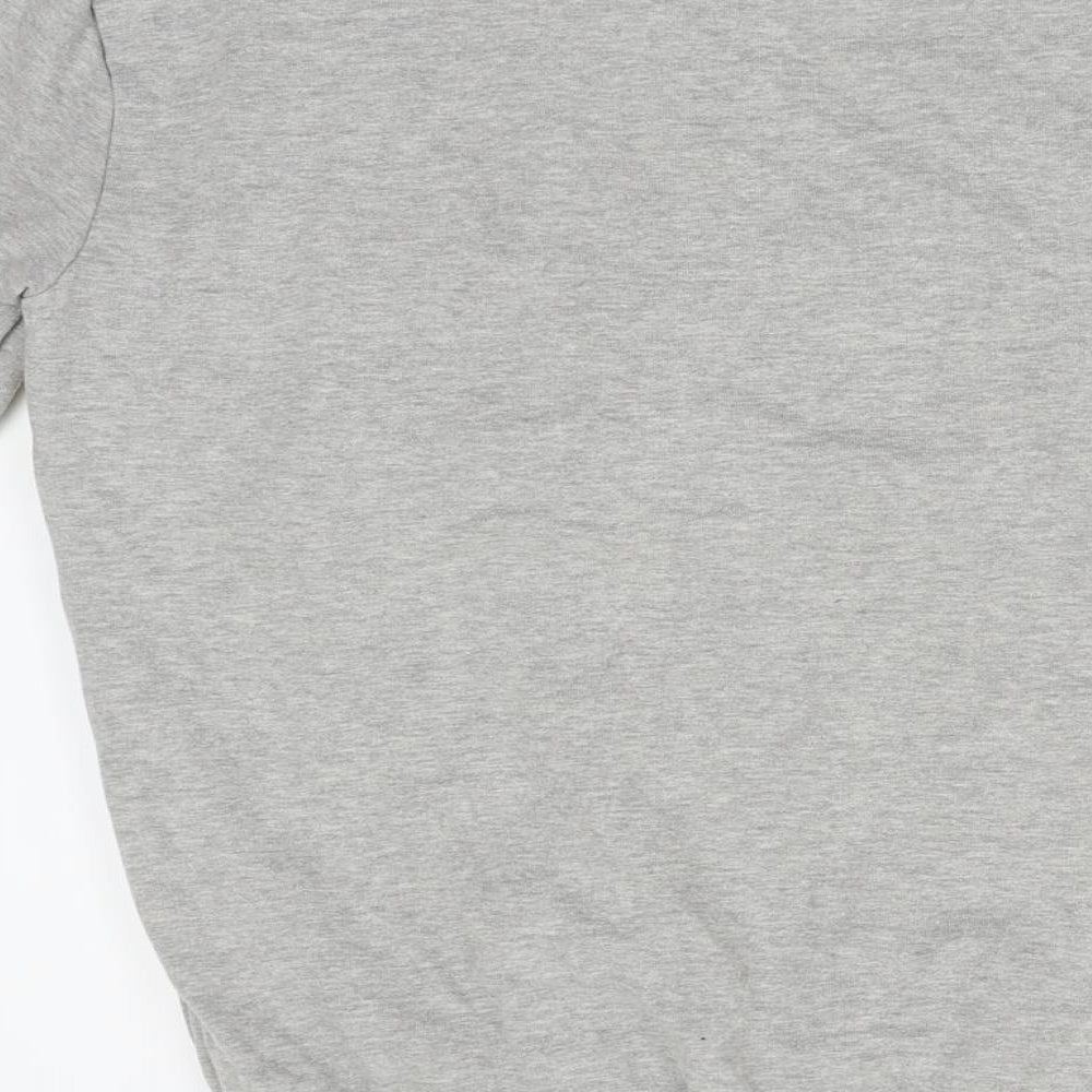 ellesse Womens Grey   Henley Sweatshirt Size 4