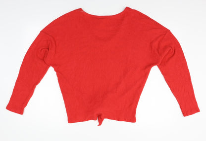 m Womens Red   Pullover Jumper Size M