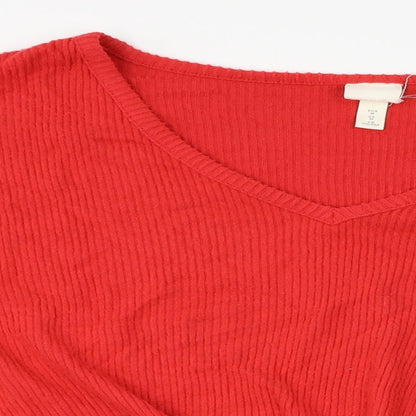 m Womens Red   Pullover Jumper Size M