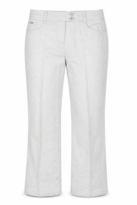 Per Una Womens Grey   Trousers  Size 14 L26 in