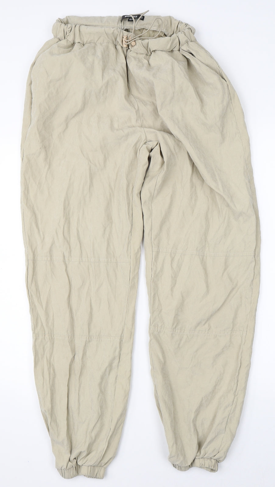 Missguided Womens Beige   Trousers  Size 8 L30 in
