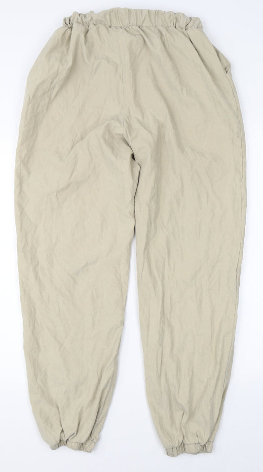 Missguided Womens Beige   Trousers  Size 8 L30 in