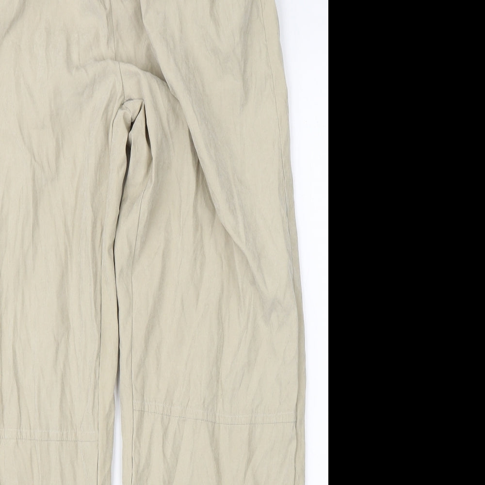 Missguided Womens Beige   Trousers  Size 8 L30 in