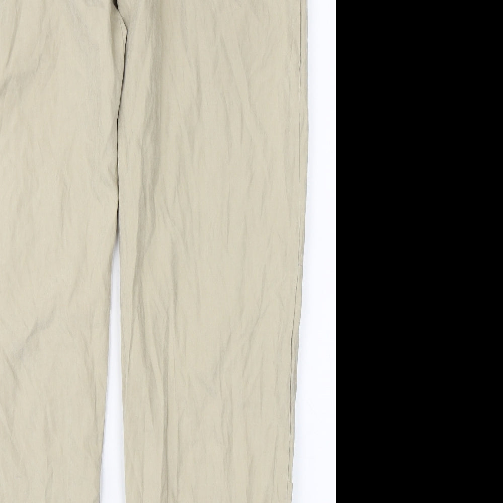 Missguided Womens Beige   Trousers  Size 8 L30 in