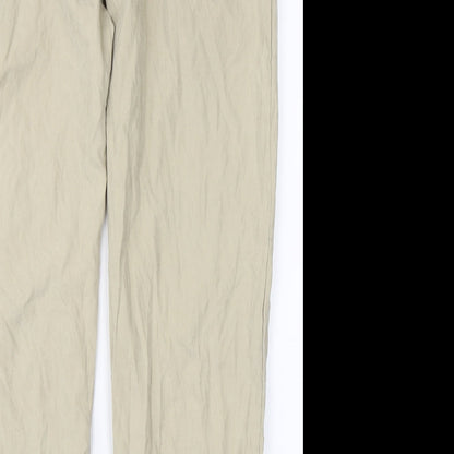 Missguided Womens Beige   Trousers  Size 8 L30 in