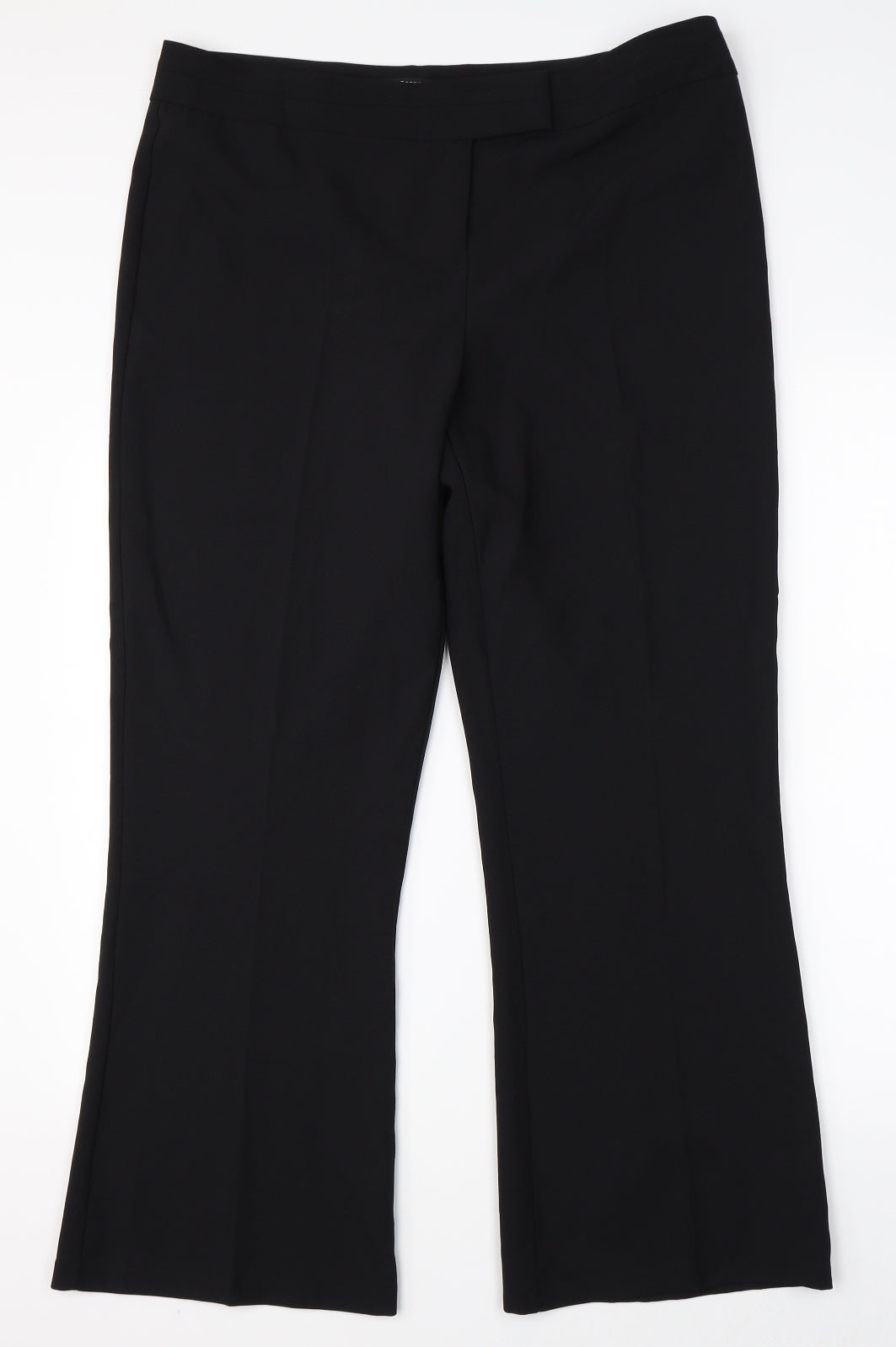 George Womens Black   Dress Pants Trousers Size 16 L27 in