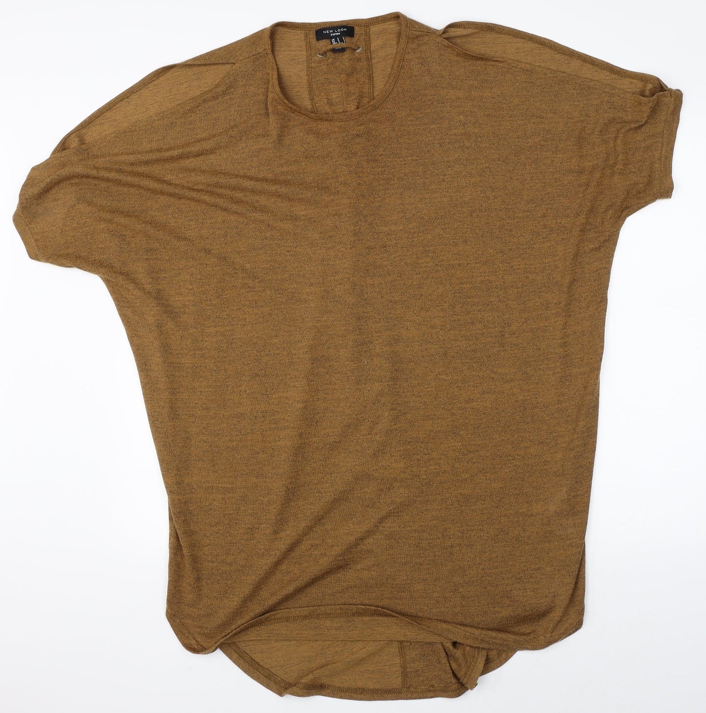 New Look Womens Brown   T-Shirt Dress  Size S