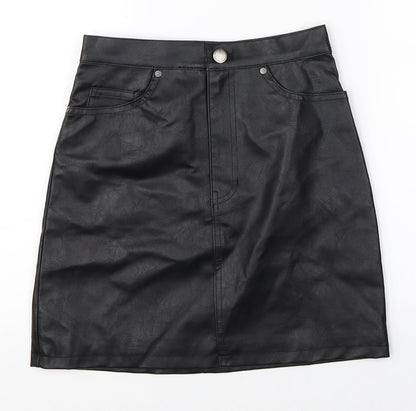 Divided Womens Black   Mini Skirt Size 4