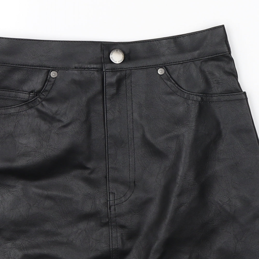 Divided Womens Black   Mini Skirt Size 4
