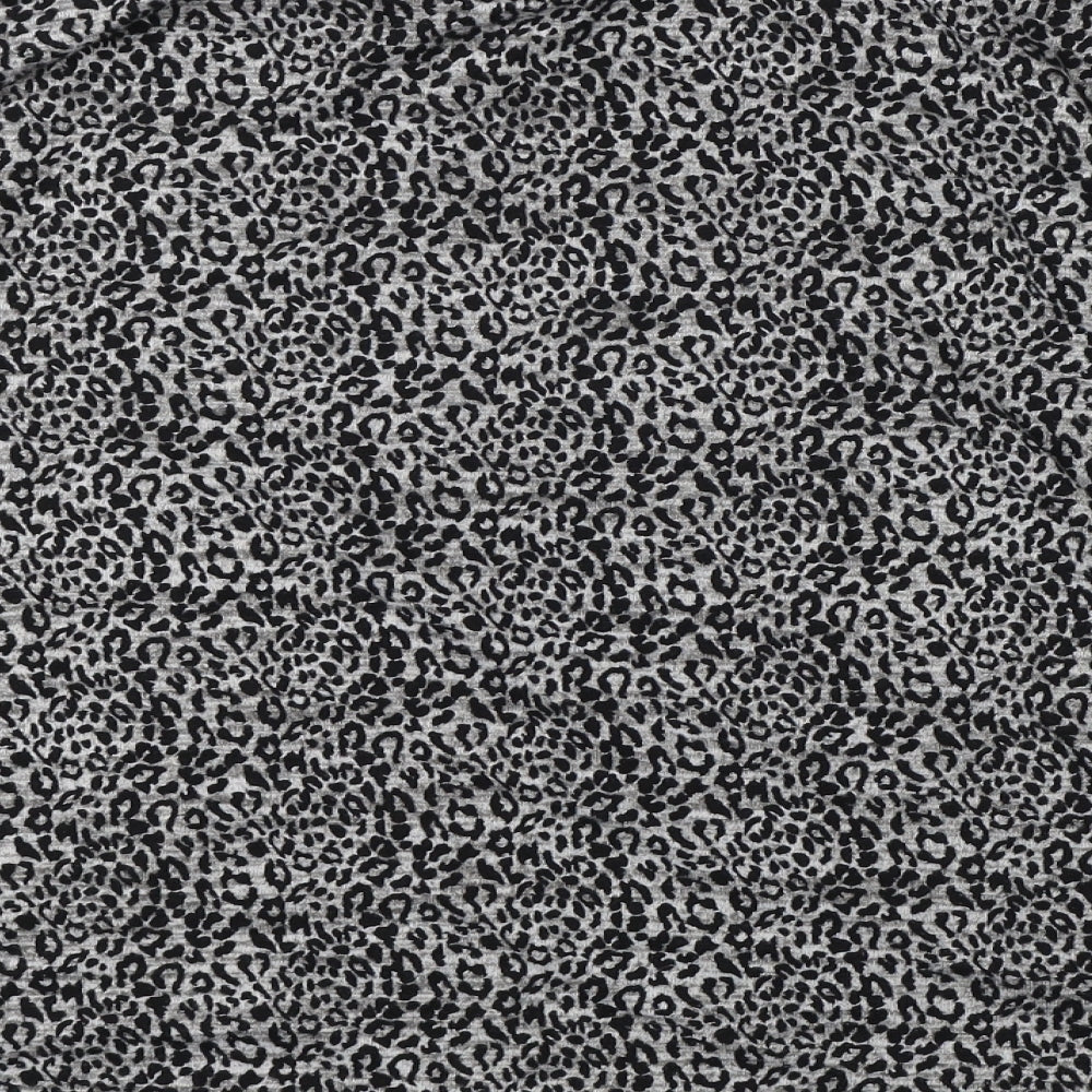 Love to Lounge Womens Black Animal Print  Pullover Jumper Size L