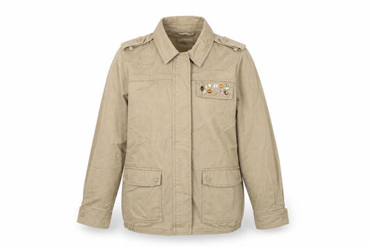 Womens UK Size 12 Papaya Beige Jacket