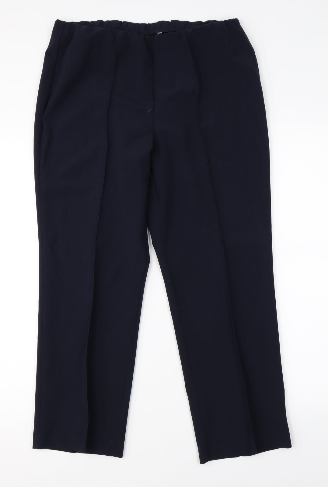 BM Collection Womens Blue   Dress Pants Trousers Size 12 L23 in