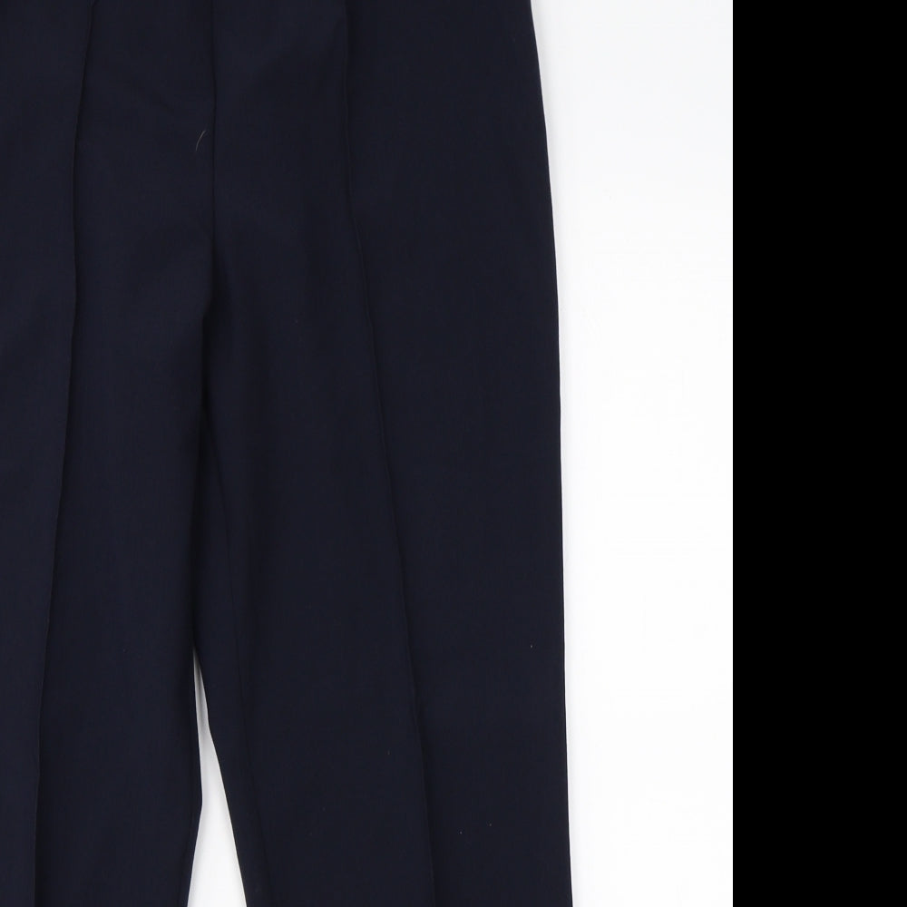BM Collection Womens Blue   Dress Pants Trousers Size 12 L23 in