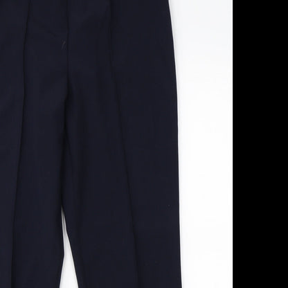 BM Collection Womens Blue   Dress Pants Trousers Size 12 L23 in