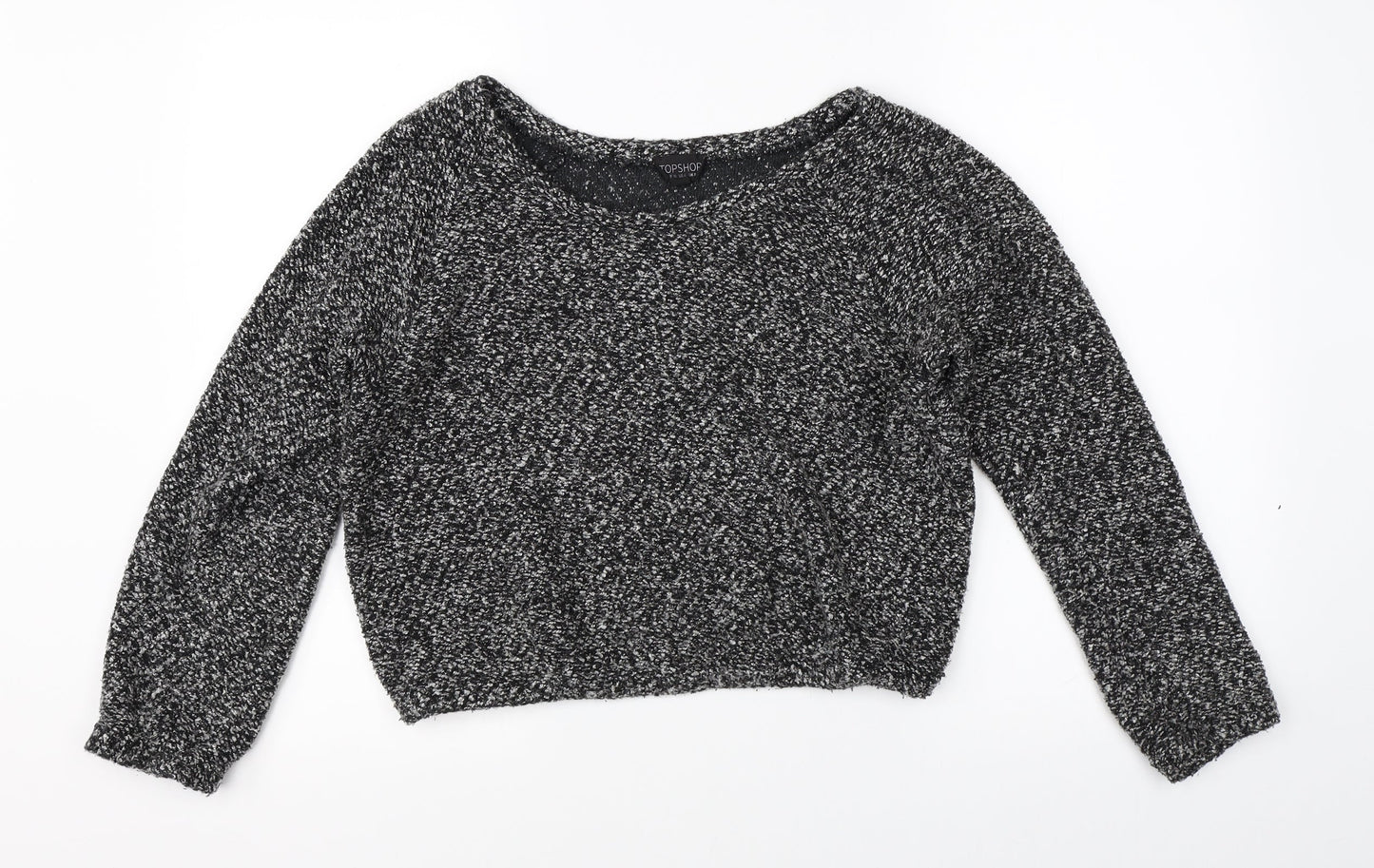 Topshop Womens Grey   Shrug Jumper Size 8