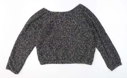 Topshop Womens Grey   Shrug Jumper Size 8