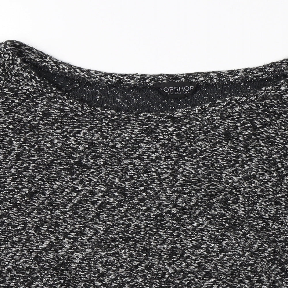Topshop Womens Grey   Shrug Jumper Size 8
