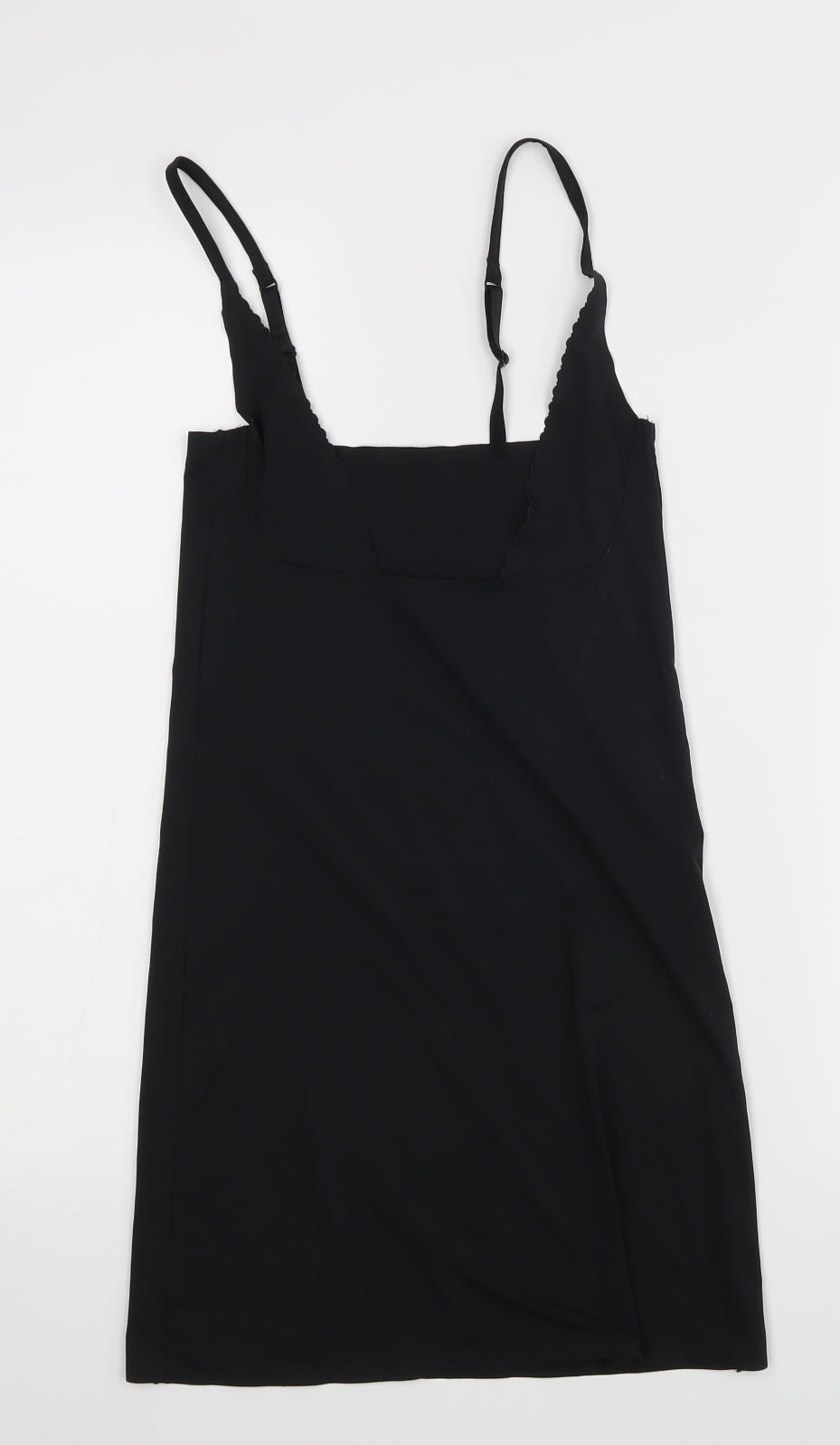 Womens UK Size 10 Preworn Black Basic Blouse