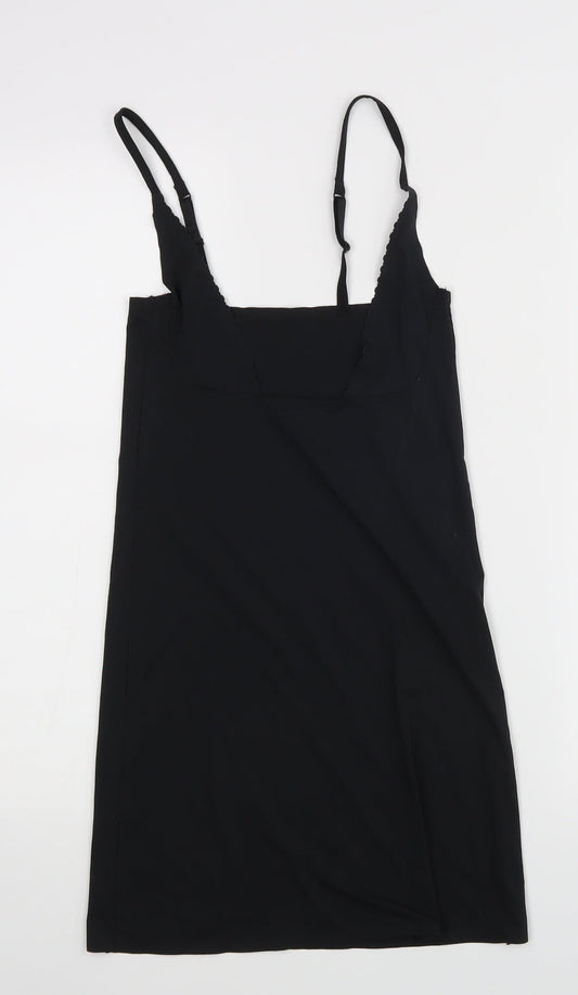 Womens UK Size 10 Preworn Black Basic Blouse
