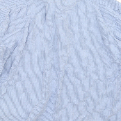 Mens UK Size L NEXT Blue  Button-Up Long Sleeve Casual Shirt